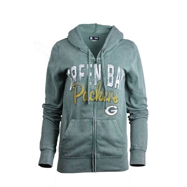 faded green hoodie