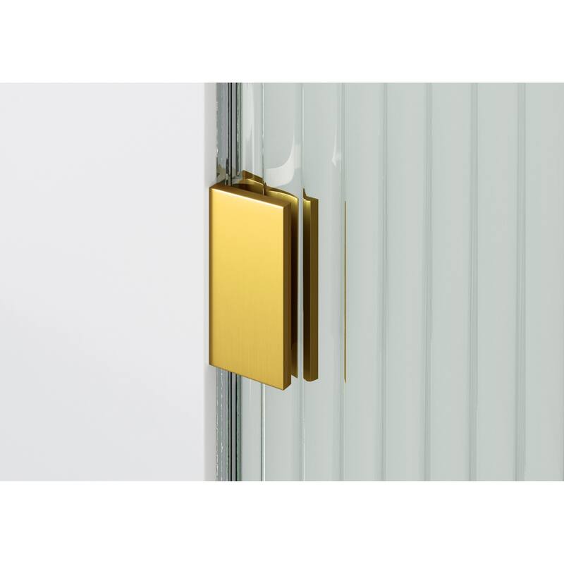 Glass Warehouse B-FL-RAD-30-L Aurora 58-1/4" High x 30" Wide Shower