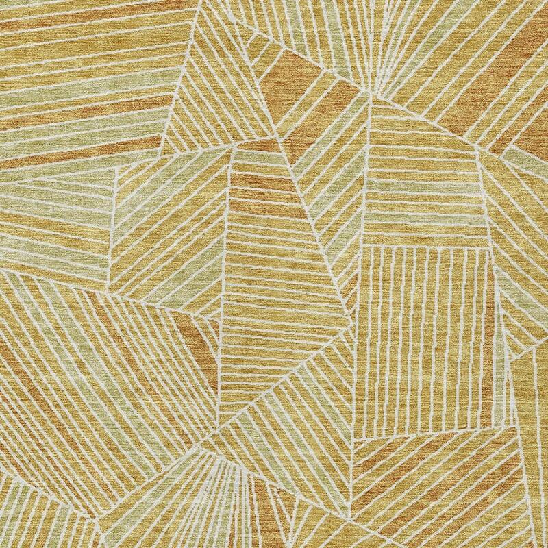 HomeRoots Geometric Transitional Rectangle Outdoor Rug