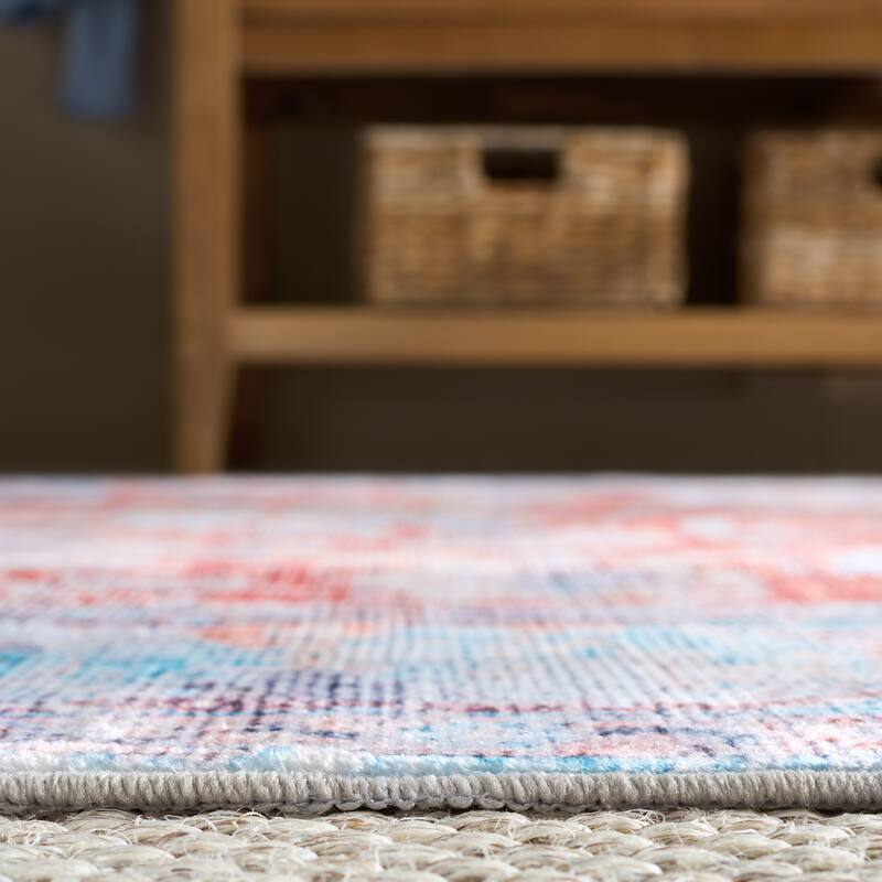 Martha Stewart Raminta Machine Washable & Slip Resistant Rug