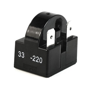 Uxcell Refrigerator Start Relay – 33 Ohm, 3-Pin, For Mini Fridges & Coolers | Replacement Part, Size 3.2x2.2x2.8cm