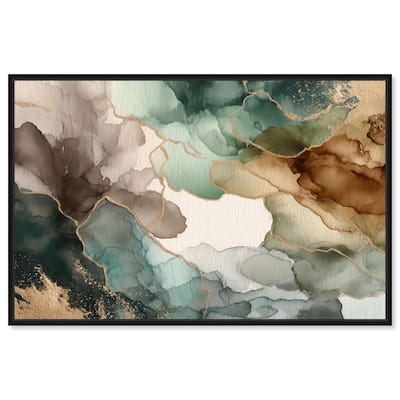 Golden Estuary II Canvas by Art Remedy