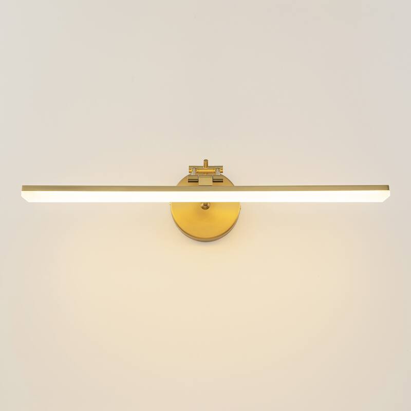 22.8" Mid-Century Modern Linear LED Bathroom Vanity Light Picture Frame Light