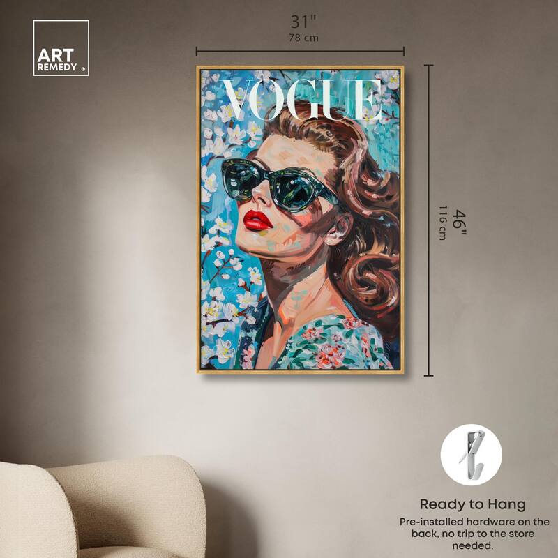 Autumn Blossom Icon Canvas by Art Remedy