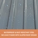 preview thumbnail 25 of 44, VEIKOUS Outdoor Metal Storage Shed with Lockable Door and Air Vents for Garden