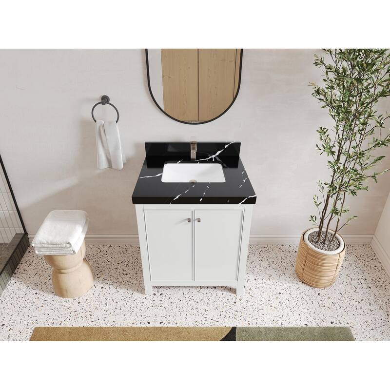 Willow Collections 30 in. W x 22 in. D Chicago Single Sink Bathroom Vanity with Countertop