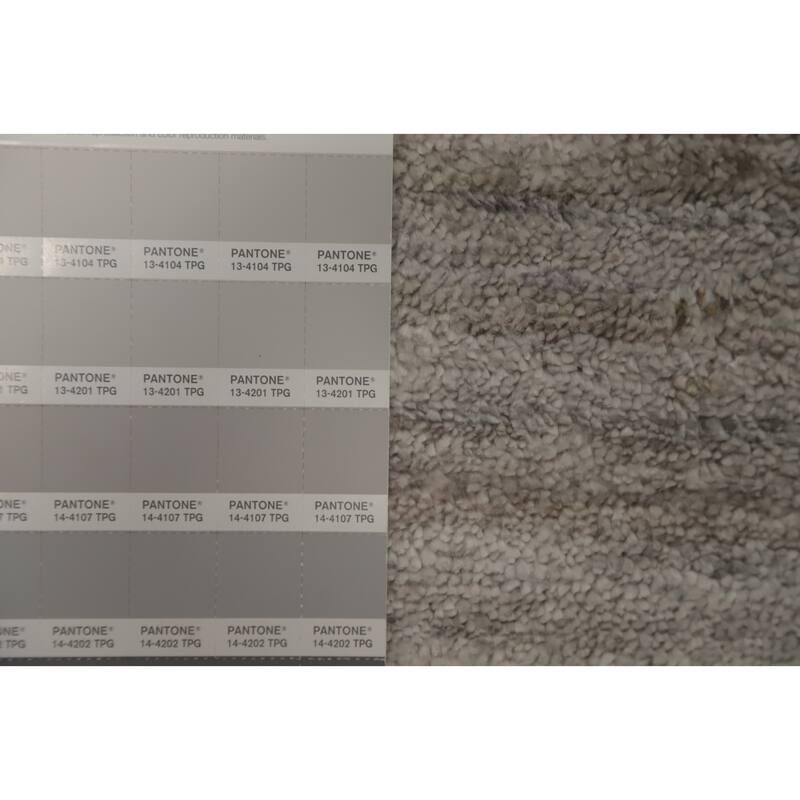 Hand Knotted Oriental Viscose Silk Carpet Tribal Animal Pictorial Beige & Ivories Gabbeh Area Rug - 8' 9'' X 8' 9''