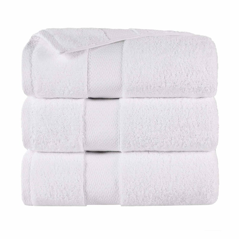 Superior Niles Cotton Ultra-Plush Absorbent Bath Towels, Set of 3