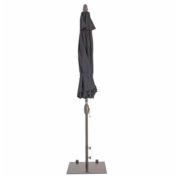 Shop Black Friday Deals On Alpine 78 Lb Square Wheeled Umbrella Base With 2 Separate Poles By Havenside Home Overstock 27534262