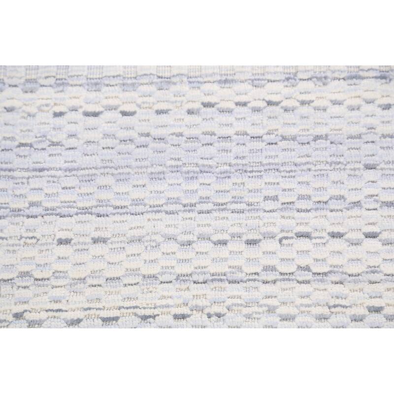 Geometric Modern Moroccan Area Rug Handmade Oriental Wool Carpet - 5'2" x 7'10"