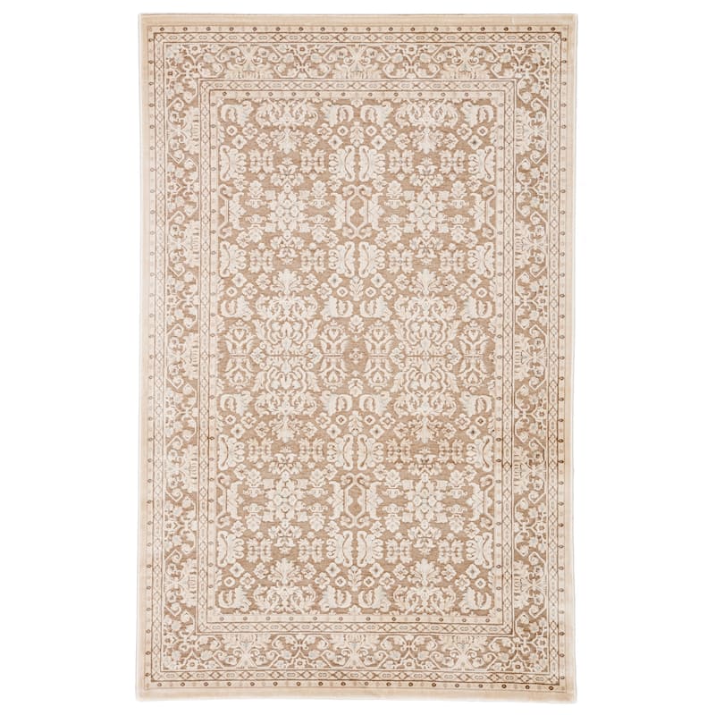 The Curated Nomad Blueberry Butte Damask Area Rug