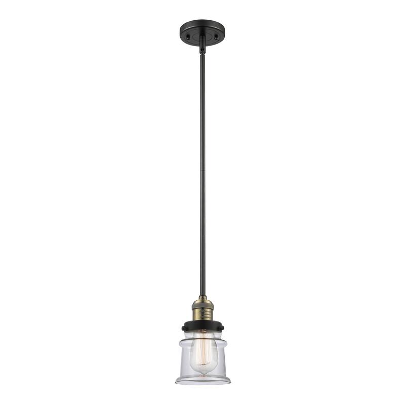 Innovations Lighting Franklin Restoration Canton - 1 Light 5" Stem Hung Mini Pendant