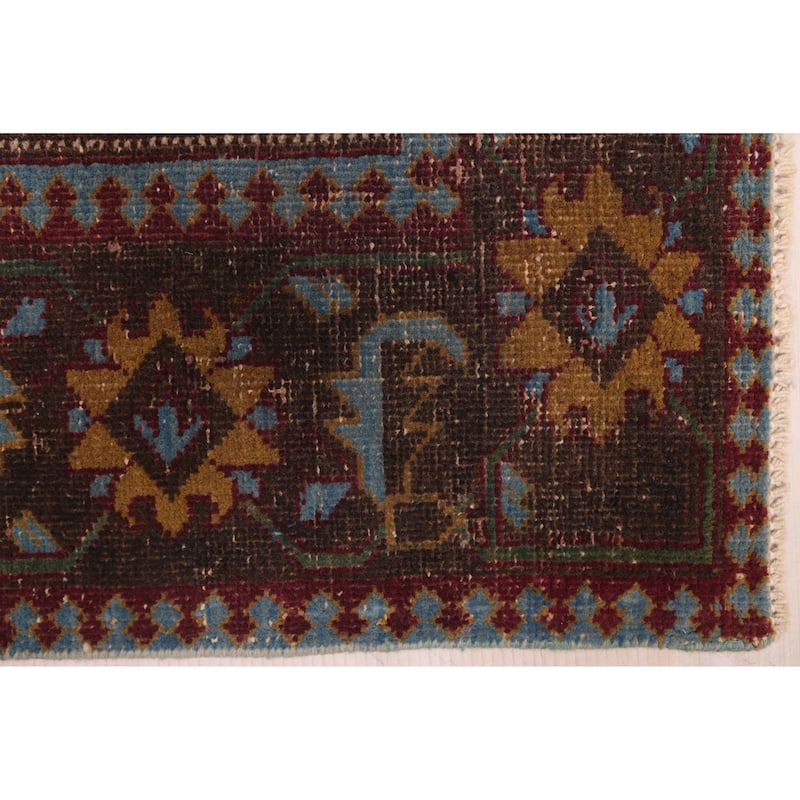 ECARPETGALLERY Hand-knotted Antalya Vintage Red Wool Rug - 4'3 x 7'4
