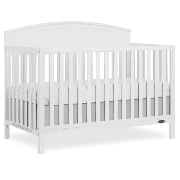 slide 2 of 5, Dream On Me Storybrooke 5 in 1 Convertible Crib - White White