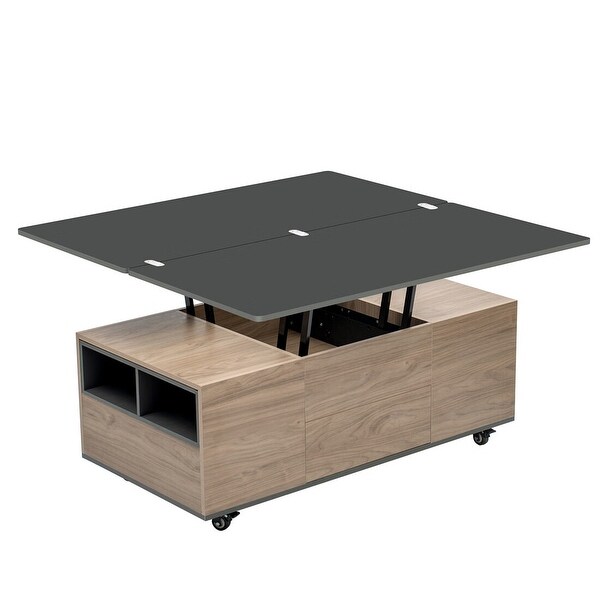 Merax Modern Lift Top Coffee Table Multifunctional Table - Bed