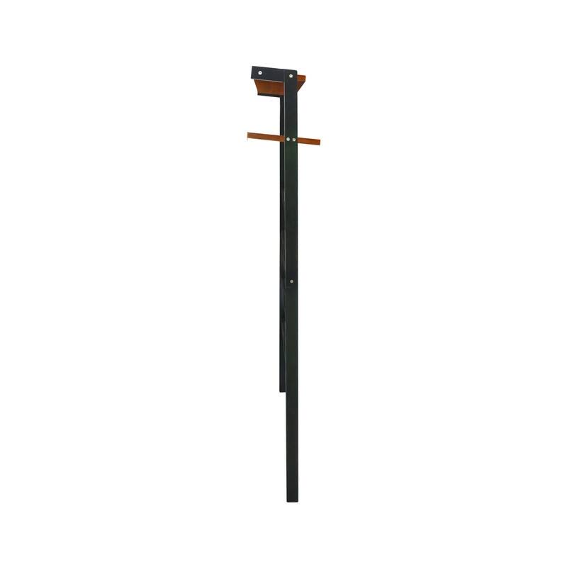Space Saving 100% Solid Wood 6 Tiers Blanket Ladder with Two Storage Shelves