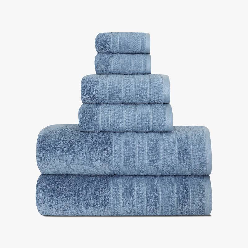True Luxury Towels - Ashley Blue - Bath Towel Set