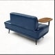 preview thumbnail 8 of 28, 55"W Faux Leather End of Bed Bench With side table