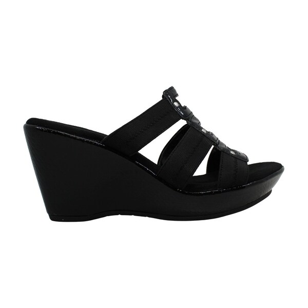 White Mountain Womens quinlan Fabric Peep Toe Casual Platform Sandals - 8.5. Opens flyout.