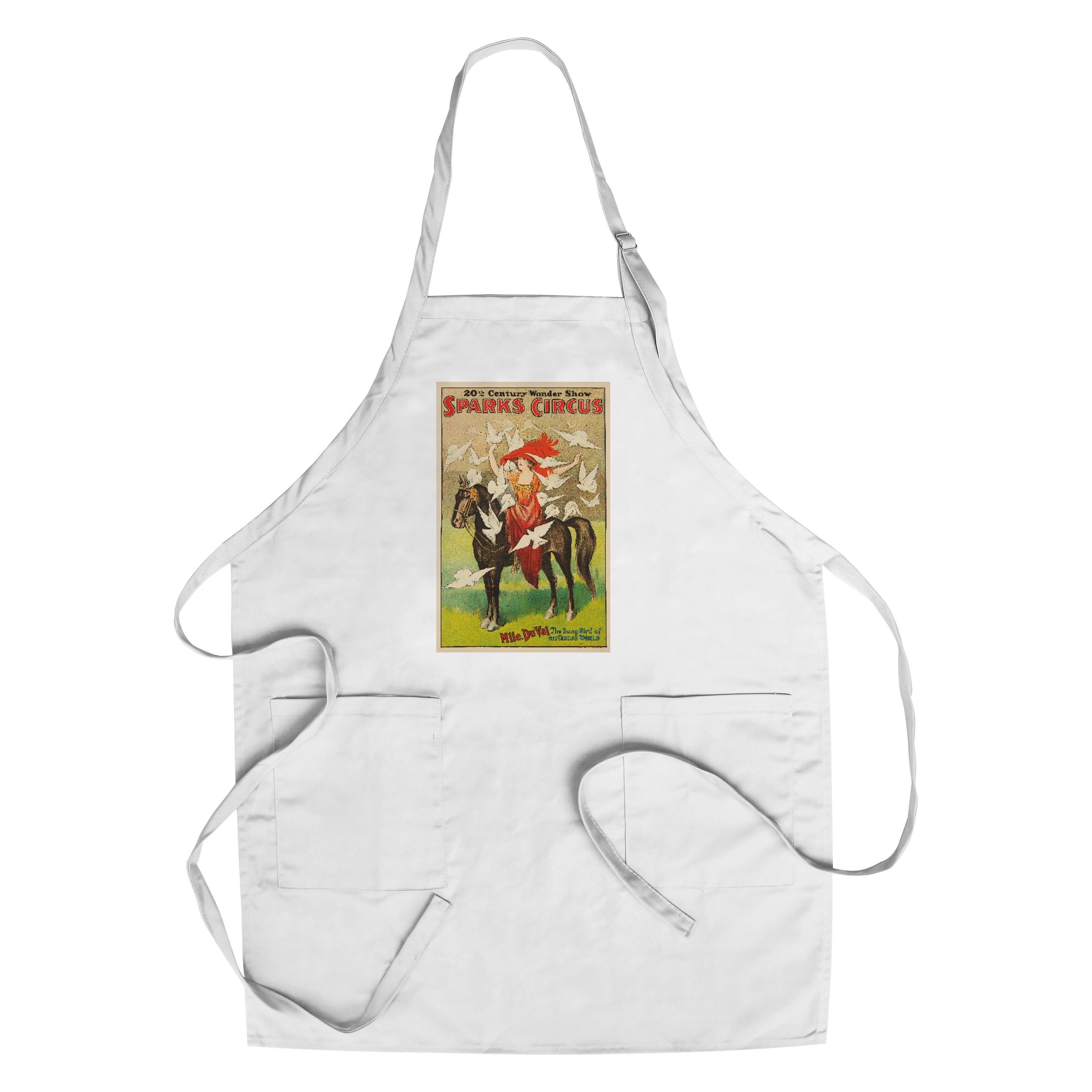 Shop Sparks Circus Mlle Du Val Usa 1918 Vintage Ad Cotton Polyester Chef S Apron Overstock 18377217