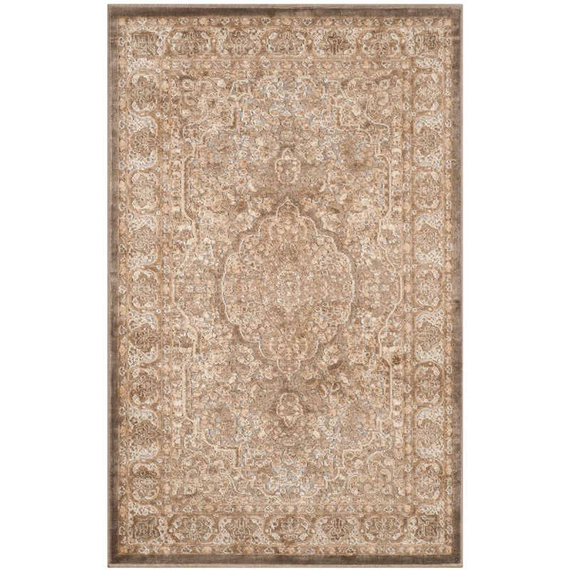 SAFAVIEH Paradise Anfisa Modern Viscose Rug - 2'7" x 4' - Mouse/Silver