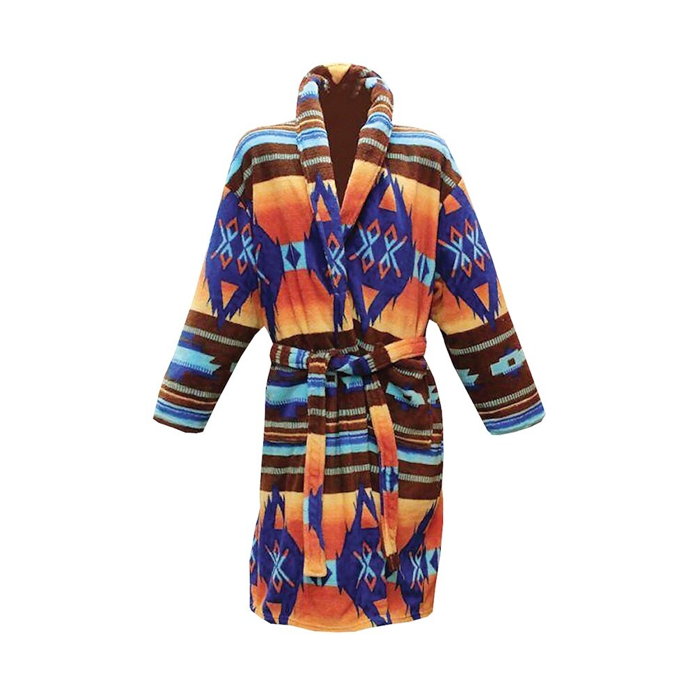 Native American Print Bath Robe