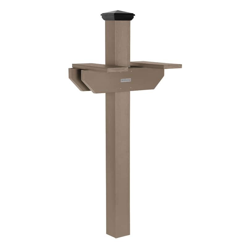 HIGHWOOD Hazelton Double-Sided Mailbox Post