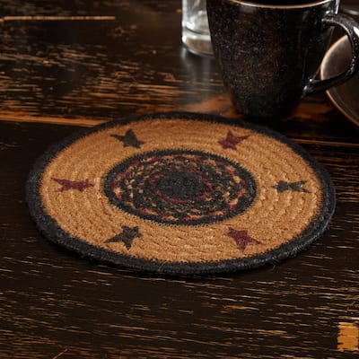 Heritage Farms Star Jute Trivet 8 - Trivet 8