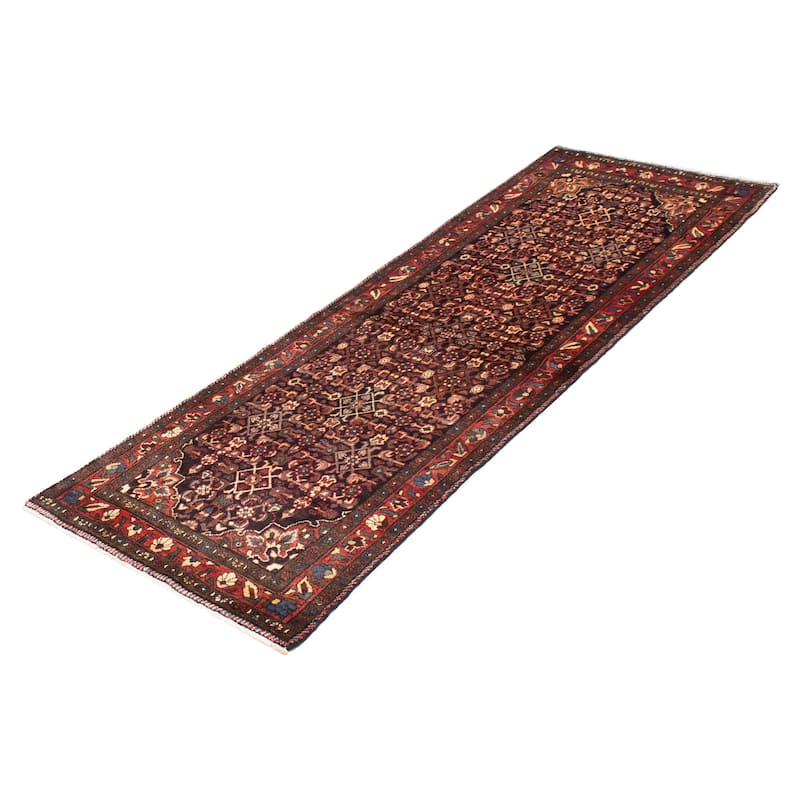 Andelz Black, Red Rug 3'6" x 9'10" - 3'6 x 9'10