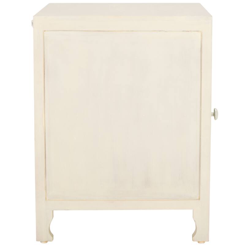 SAFAVIEH Mergita 2-Shelf Single Door Nightstand