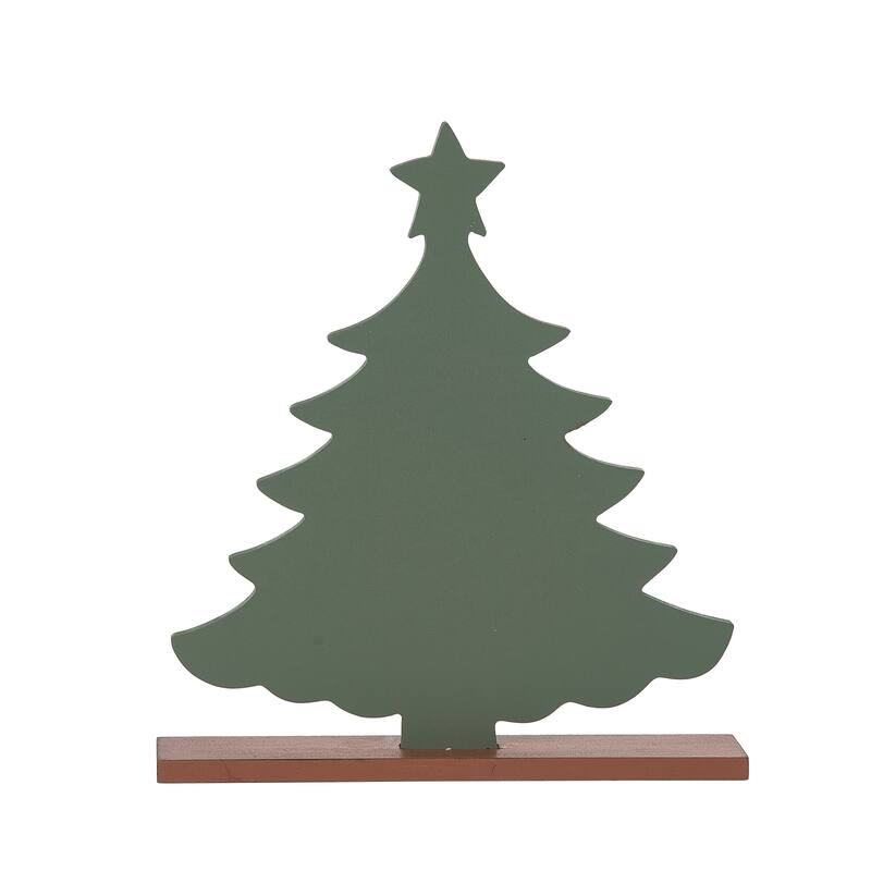 Transpac Wood 10.47 in. Multicolored Christmas Holiday Countdown Calendar Set of 2