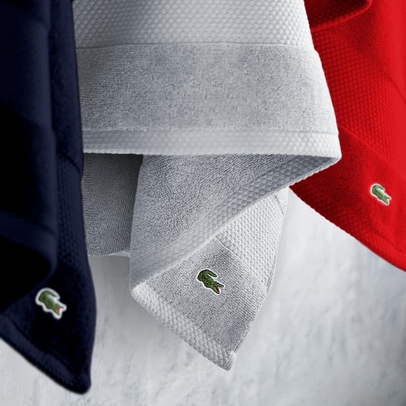 Lacoste Heritage Supima 100% Cotton Wash Cloth