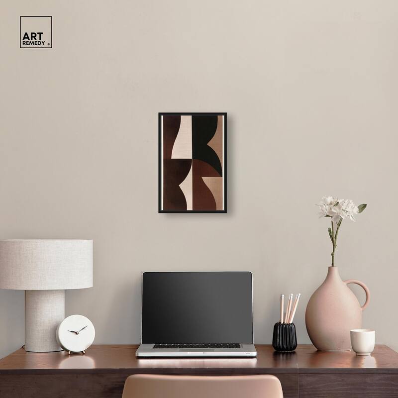 Quartet in Brown II Canvas by Art Remedy