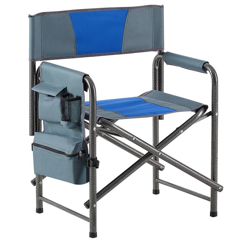 Padded Folding Outdoor Chair, Ergonomic Design, Portable Seating for Camping, Picnics & Fishing