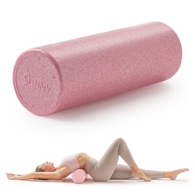 Sunny Health & Fitness High-Density Foam Roller 12" to 36" - Pink