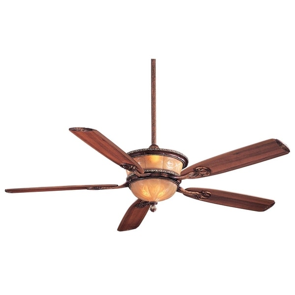 MinkaAire Santa Lucia 5 Blade 60" Ceiling Fan - Light, Wall Control and Blades Included
