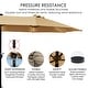 preview thumbnail 6 of 41, Kozyard Butterfly 15' Outdoor Patio Double-Sided Aluminum Umbrella
