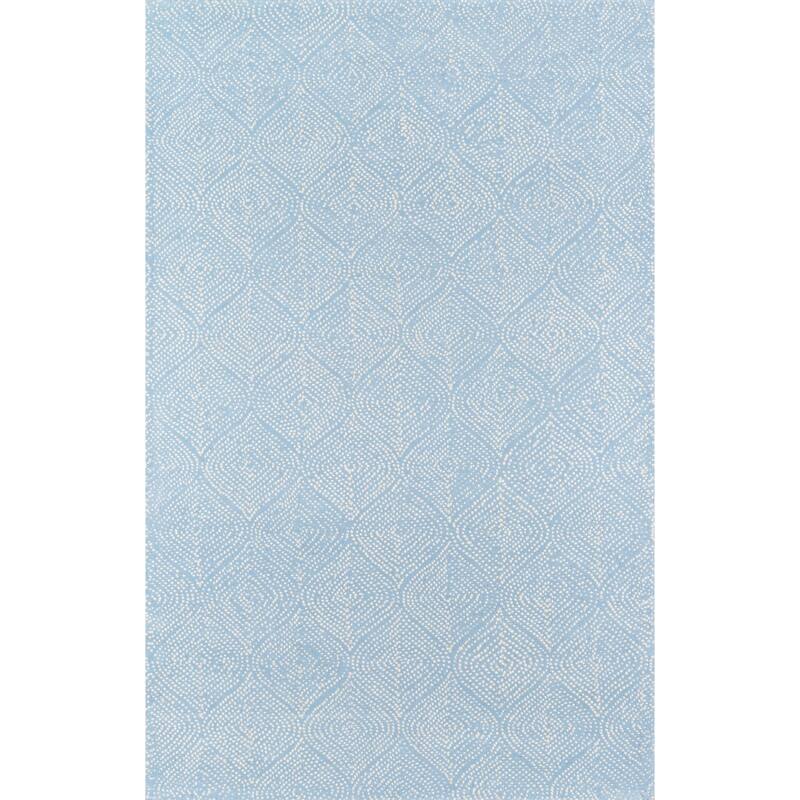 Madcap Cottage by Momeni Roman Holiday Via del Corso Area Rug - 5' X 8' - Light Blue