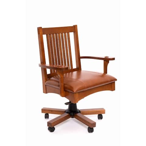 Arts And Crafts Mission Oak Office Chair