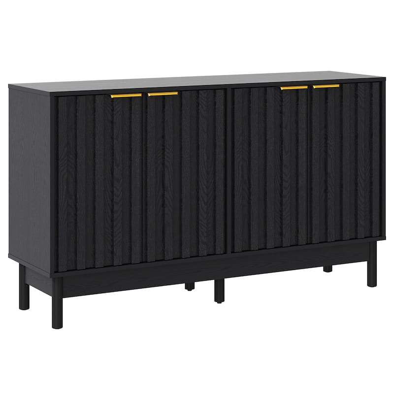 Buffet Cabinet with Doors and Adjustable Shelves