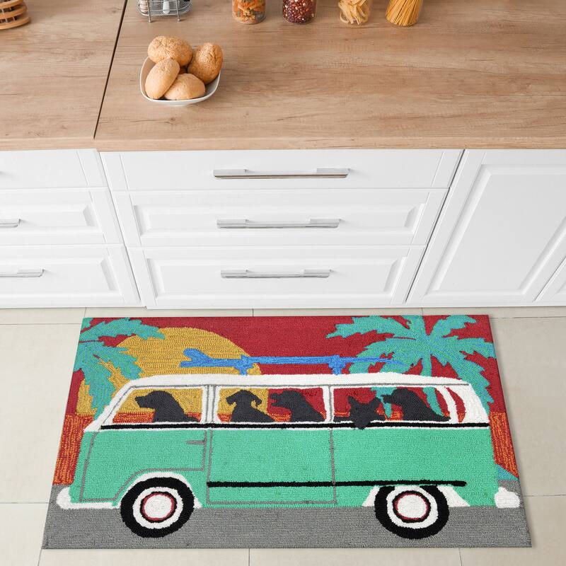 Liora Manne Frontporch Beach Trip Indoor/Outdoor Ru