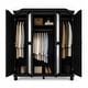 preview thumbnail 5 of 7, Palace Imports Kyle 100% Solid Wood 4-Door Wardrobe Armoire