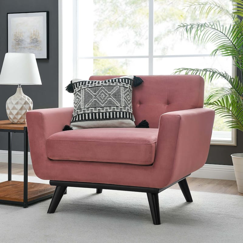Engage Performance Velvet Armchair