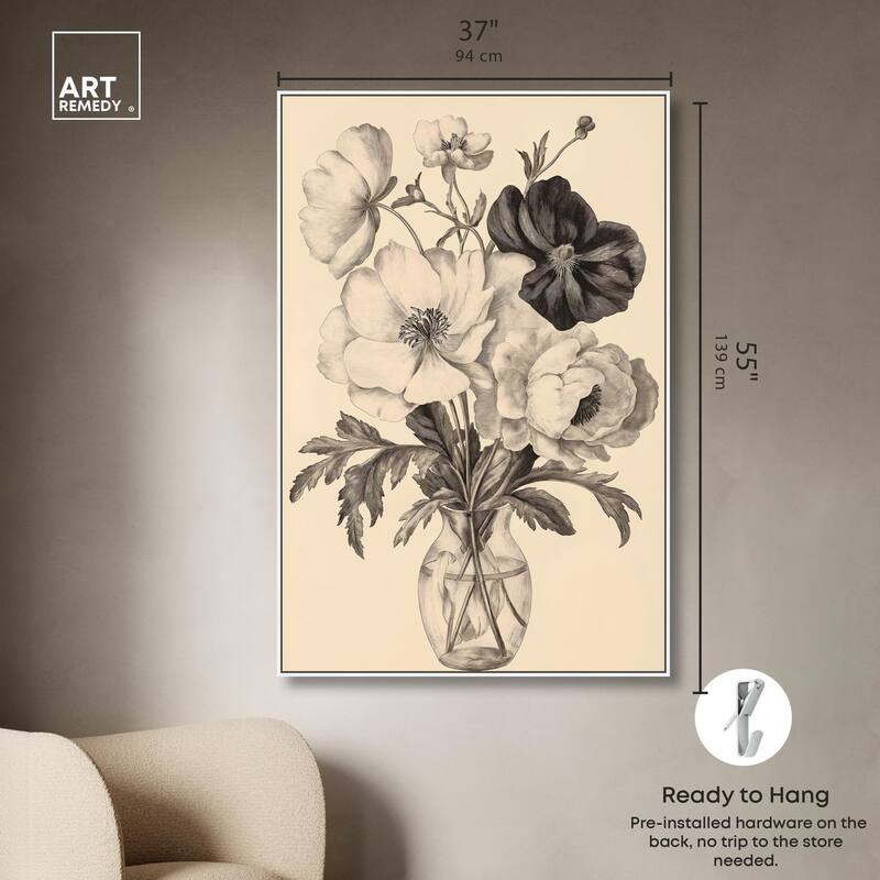 Herbarium's Hush II Canvas by Art Remedy