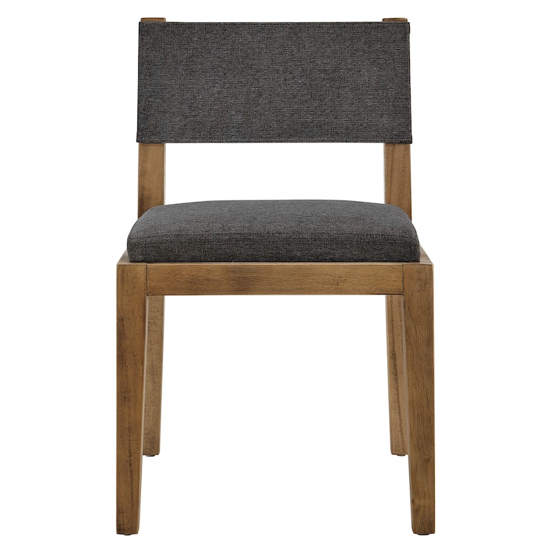 Calder Fabric Upholstered Wood Armless Dining Chair