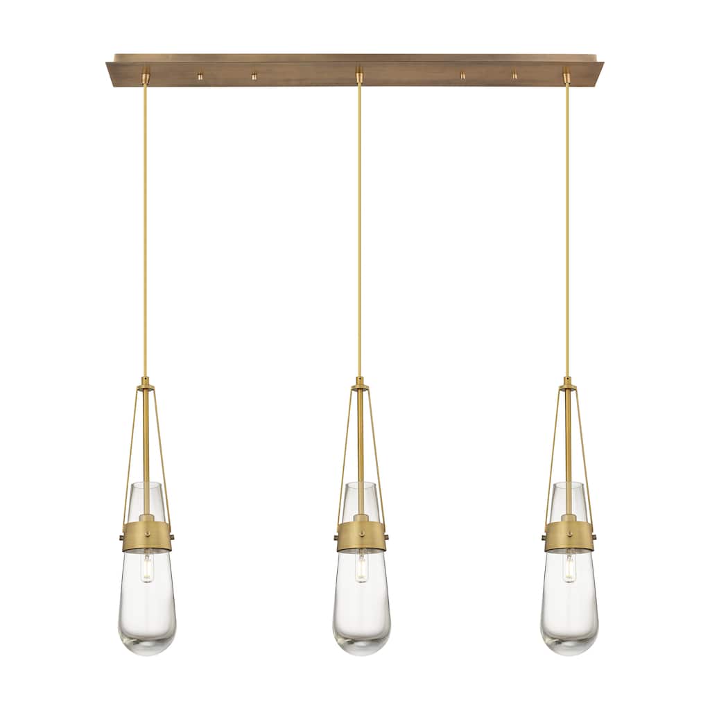 Innovations Lighting Milan - 3 Light 4" Cord Hung Linear Pendant