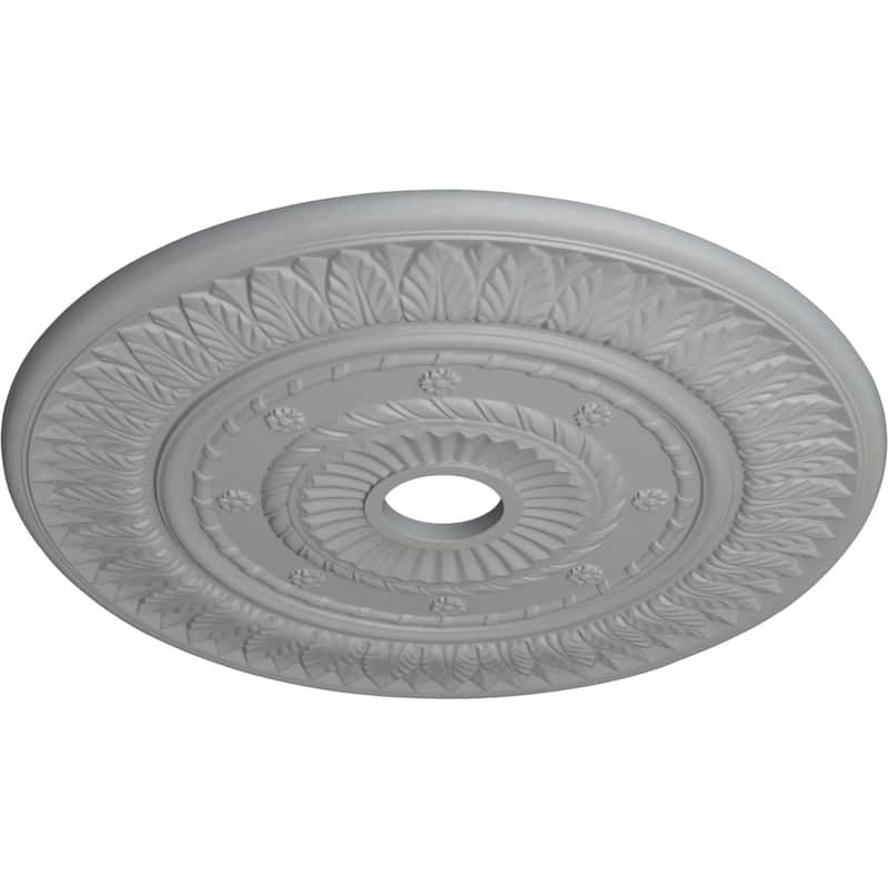 26 3/4"OD x 3 5/8"ID x 1 1/8"P Leaf Ceiling Medallion