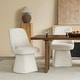 preview thumbnail 10 of 20, Anna Upholstered Swivel Armless Dining Chair for Kitchen Living Room
