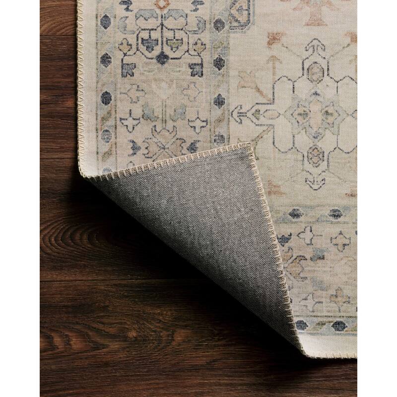 Alexander Home Venetian Printed Gem Distressed Rug