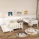 preview thumbnail 14 of 18, Costway Twin Over Full Bunk Bed with Trundle Ladder Safety Guardrails - See Details